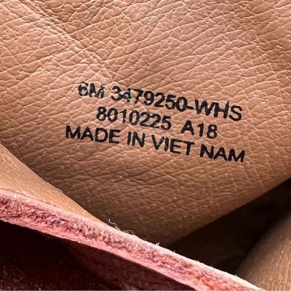 Frye & Co. Donna Peep Toe Heel Sandals Leather Upper Buckle Closure Brown Size 6 - Picture 11 of 11